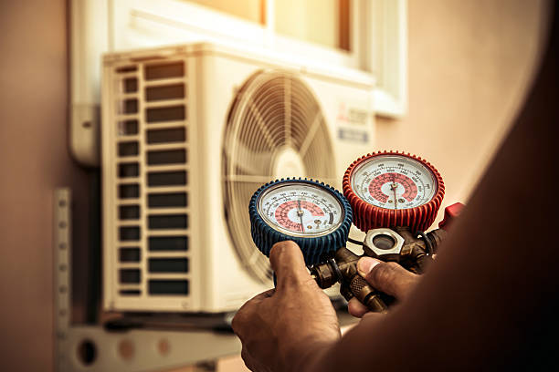 Professional Hvac Maintenance technician working in Caldwell, OH